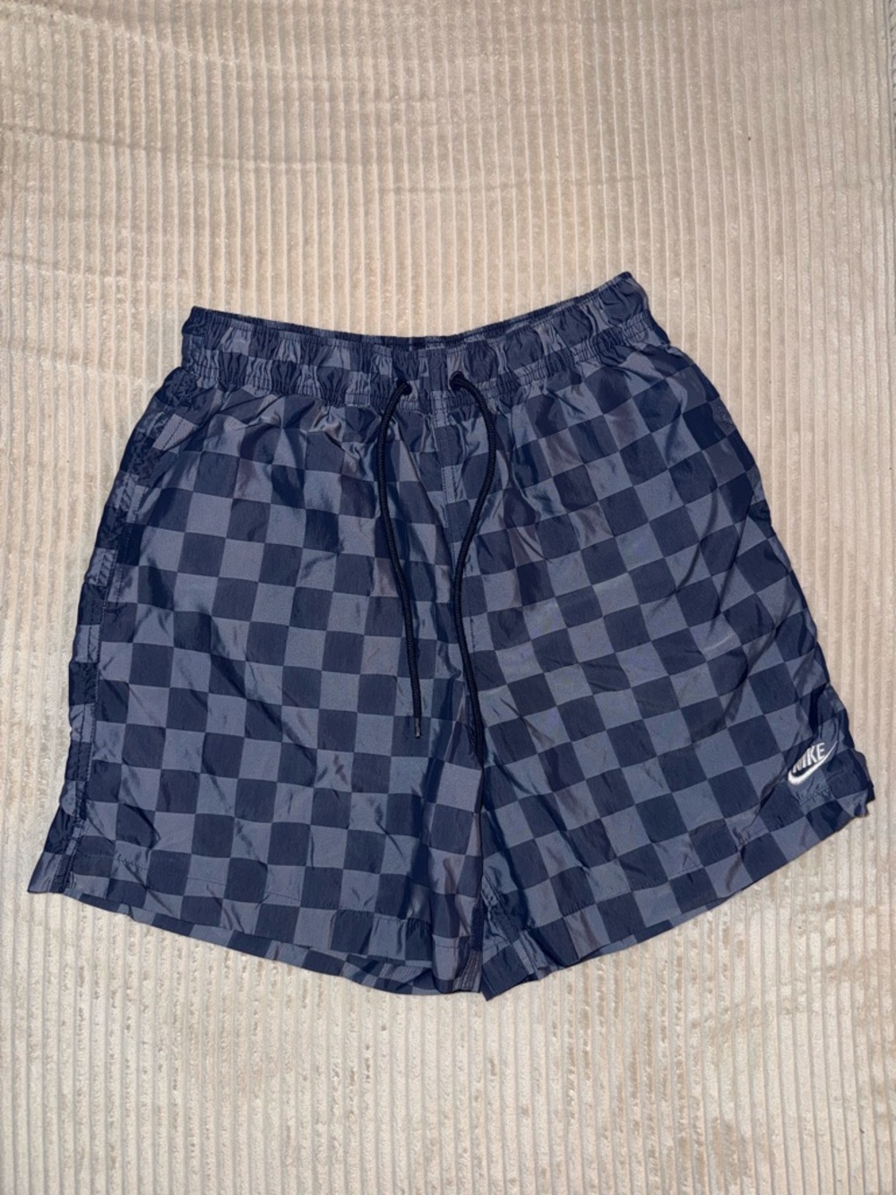 Nike Club Flow Men’s Shorts (Midnight Checkerboard)